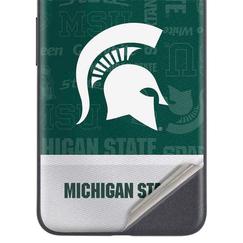 Michigan State University Jersey Split Google Pixel 5a Skin